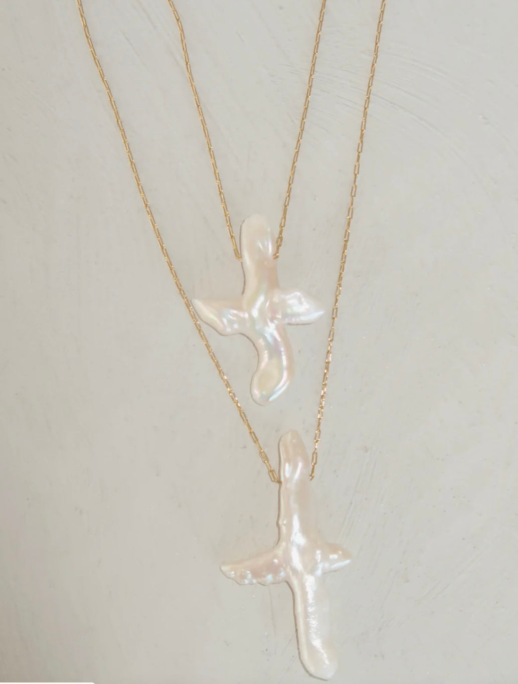 Pearl Cross Necklace