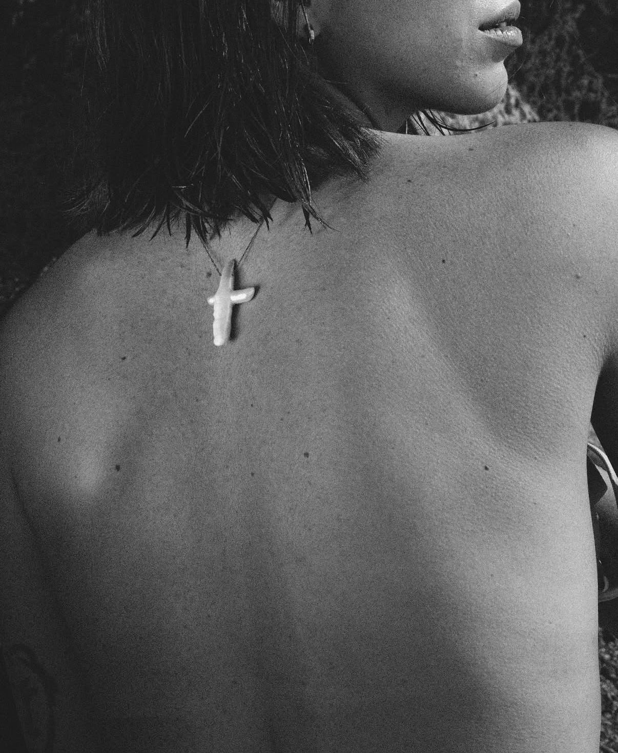 Pearl Cross Necklace